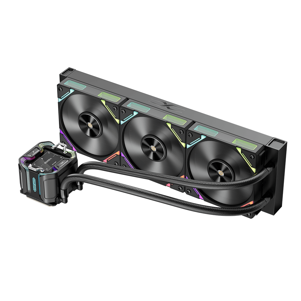 Procesoru dzesētājs 1stPlayer X-360 ARGB 360mm Black - foto 2