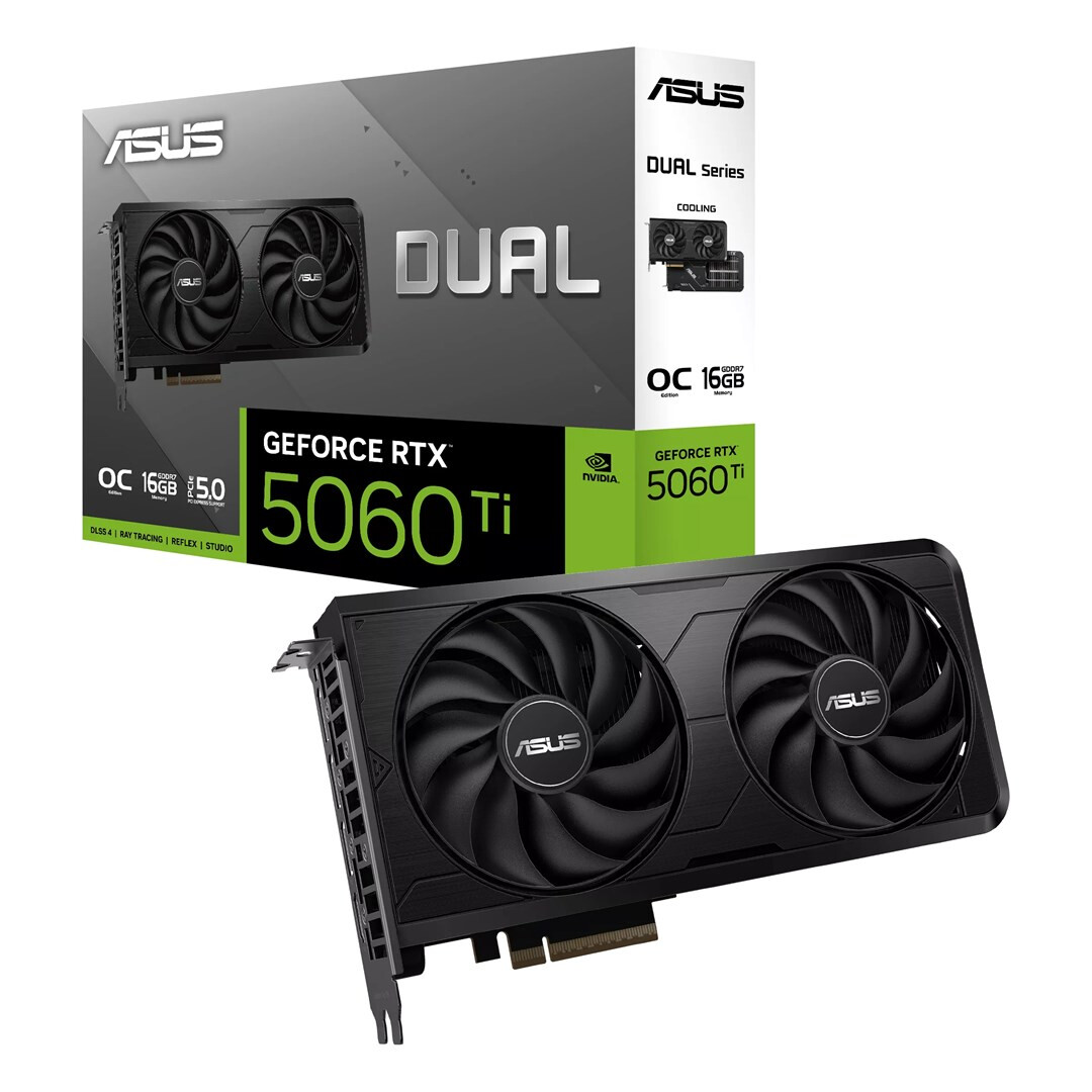 Videokarte ASUS Dual GeForce RTX 5060 Ti EVO OC Edition NVIDIA 16GB Black - 90YV0NQ0-M0NB00 - foto 3