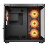 Datoru korpuss FV150 RGB ATX Mid-Tower Black (CGR-5KA1B-RGB)