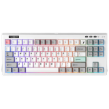 Tastatūra 1stPlayer Neo87 RGB White (NEO87-FW-TLD-FRA)