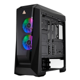 Datoru korpuss Azza Chroma B RGB Black (CSAZ-410B)