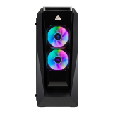Datoru korpuss Azza Chroma B RGB Black (CSAZ-410B)