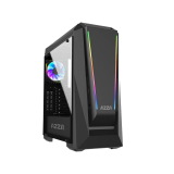 Datoru korpuss Azza Chroma A RGB Black (CSAZ-410A)