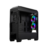 Datoru korpuss Azza Chroma A RGB Black (CSAZ-410A)