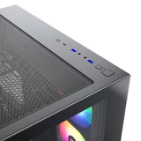 Datoru korpuss XYZ Tesseract X RGB Black (X-CS-TESSERACTX-B)