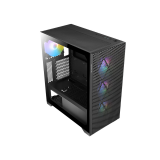 Datoru korpuss ATX Azza Hive M RGB Black (CSAZ-450M)