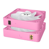 Korpusa dzesētājs Thermaltake CT120 EX Reverse ARGB Sync 3-Fan Pack Pink (CL-F225-PL12PK-A)