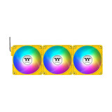 Korpusa dzesētājs Thermaltake CT140 EX ARGB Sync  3 Fan Pack Bumblebee (CL-F217-PL14BB-A)