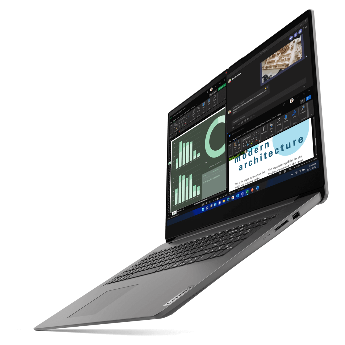 Portatīvais dators Lenovo V17 G4 IRU i7-13620H 16GB 512GB UHD Graphics W11P Grey (83A20050GE) - foto 2