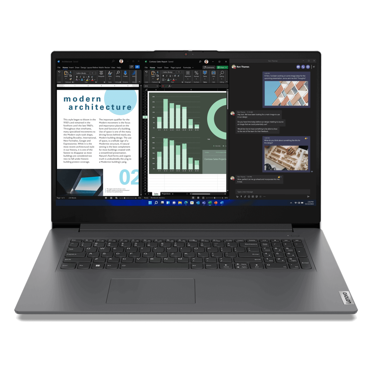 Portatīvais dators Lenovo V17 G4 IRU i7-13620H 16GB 512GB UHD Graphics W11P Grey (83A20050GE) - foto 5