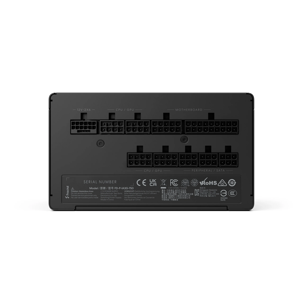 Barošanas bloks Fractal Design Ion 3 Gold 750W (FD-P-IA3G-750-EU) - foto 3