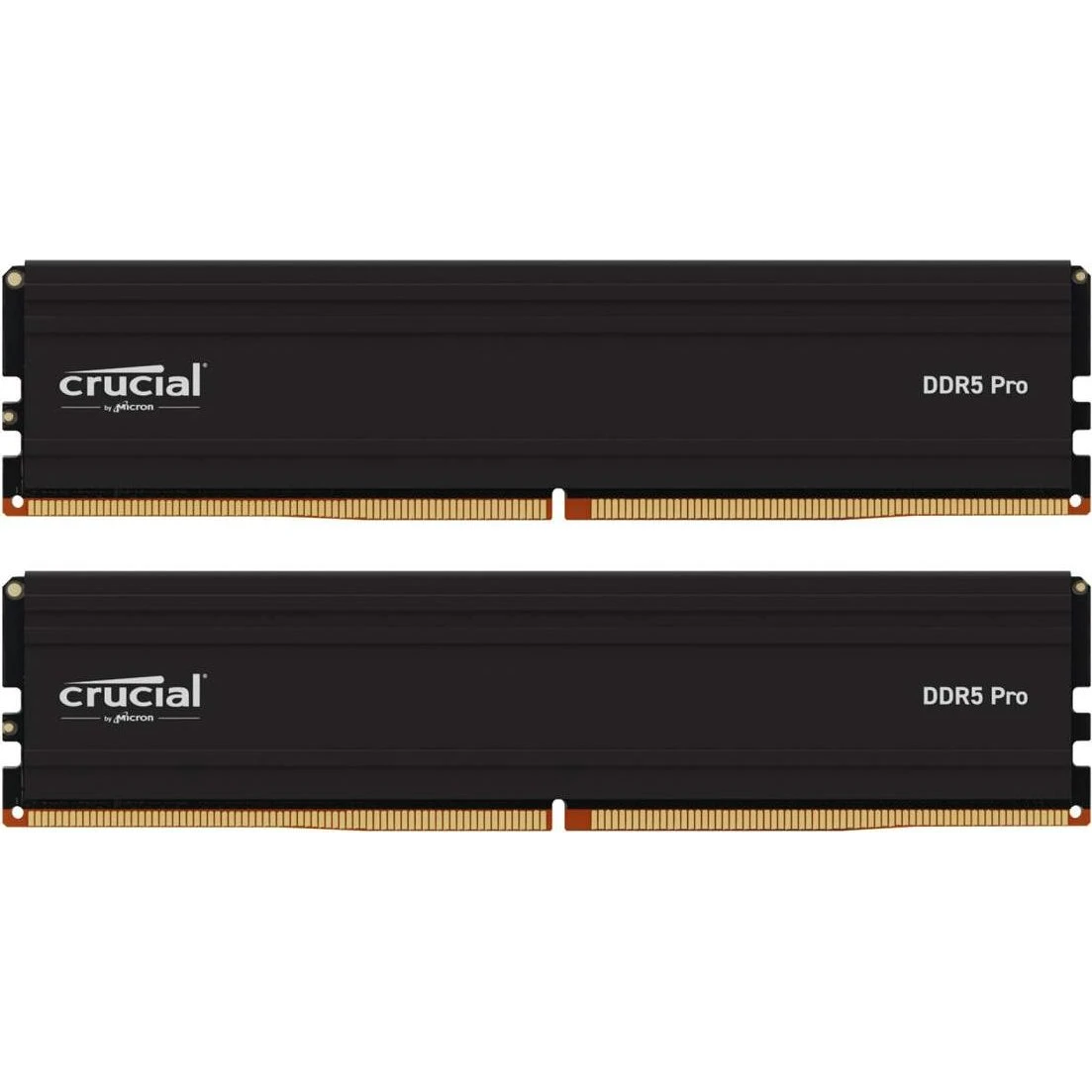 Operatīvā atmiņa Crucial Pro Black 48GB 5600 MHz DDR5 CL46 Kit of 2x24GB Black (CP2K24G56C46U5)