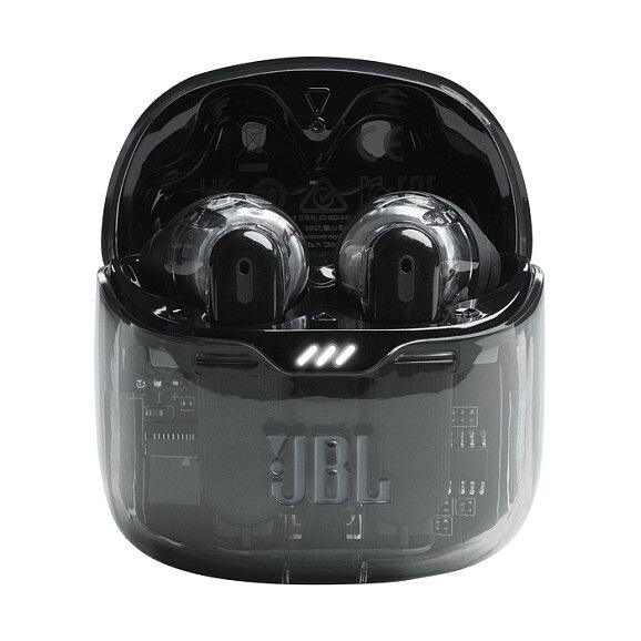Austiņas JBL TUNE FLEX Ghost Black (JBLTFLEXGBLK)