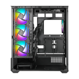 Datoru korpuss Azza Tiara RGB Black (CSAZ 501B)