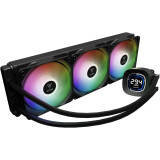 Procesoru dzesētājs Gamdias Aura GL Digital RGB 360mm Black (16322-05000-30000-G)