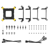 Procesoru dzesētājs Azza Pyramid RGB 240mm Black (LCAZ240YARGB)