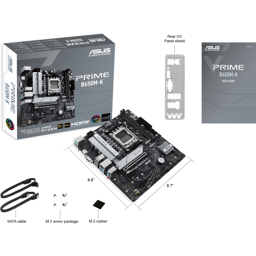 Mainboard ASUS PRIME B650M-K - Foto 5