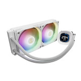 Procesoru dzesētājs Gamdias Aura GL Digital RGB 240mm White (16322-05100-30000-G)