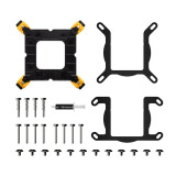 Procesoru dzesētājs Gamdias Aura GL Lite RGB 360mm Black (16322-04800-30000-G)