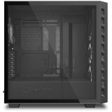 Datoru korpuss Sharkoon Rebel C80G RGB Midi Tower Black (4044951041152)