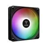Procesoru dzesētājs Gamdias Aura GL Digital RGB 240mm Black (16322-04900-30000-G)