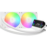 Procesoru dzesētājs Gamdias Chione E4 RGB 240mm White (16323-03500-00000-G)