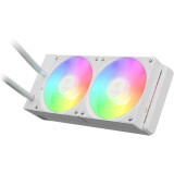 Procesoru dzesētājs Gamdias Chione E4 RGB 240mm White (16323-03500-00000-G)