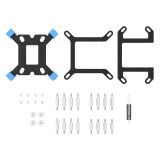 Procesoru dzesētājs Gamdias Chione E4 RGB 240mm Black (16323-03200-00000-G)