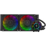 Procesoru dzesētājs Gamdias Chione P3U 240mm Black (CHIONE P3-240U)