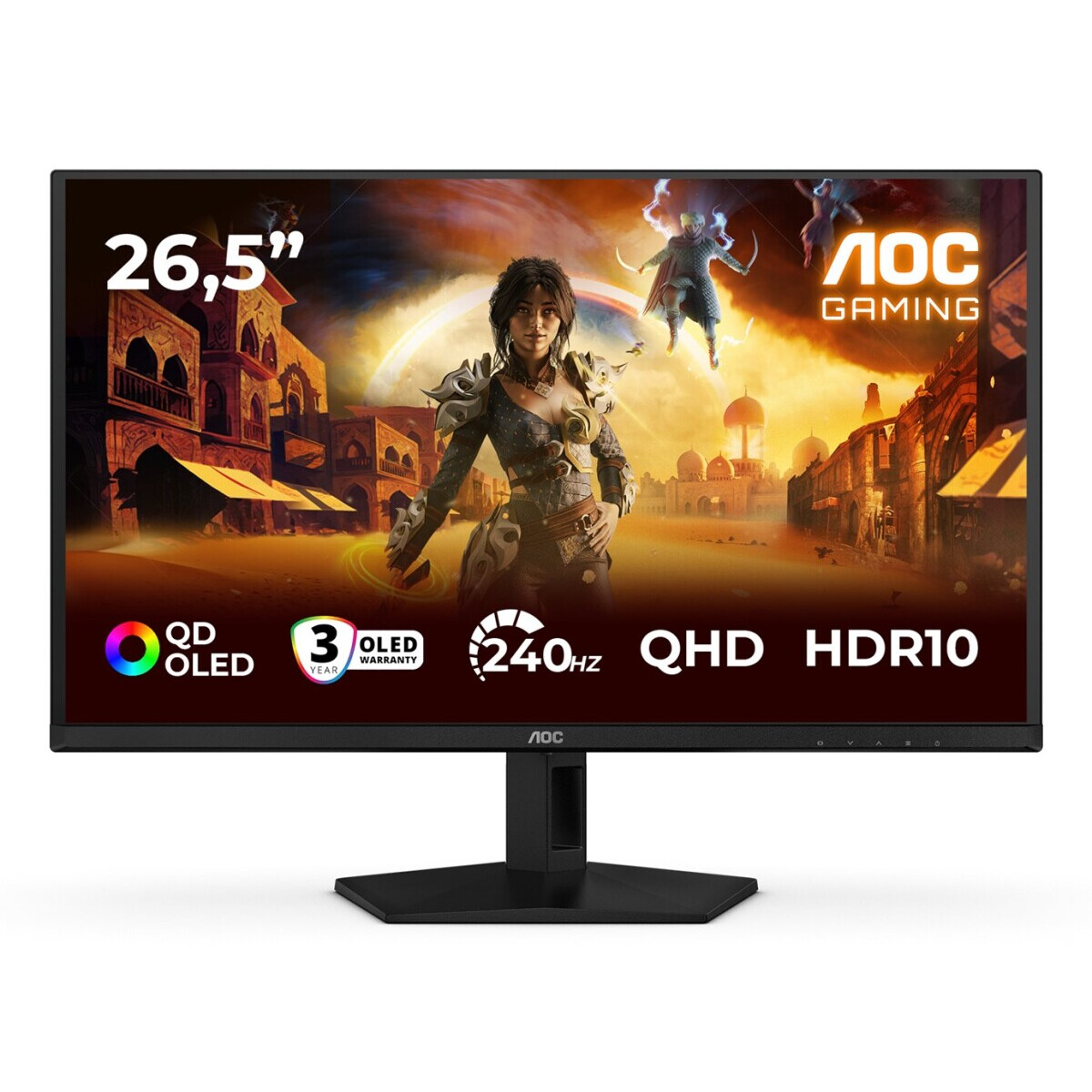 Monitors AOC G4 26.5" Black and Red Q27G41ZDF