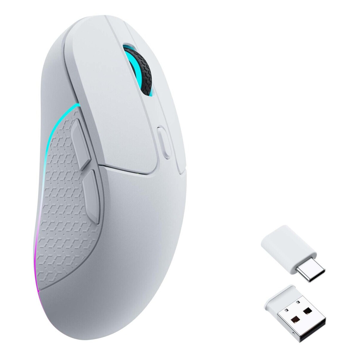 Pele KEYCHRON USB OPTICAL WRL M3/WHITE (M3-A3) - foto 2