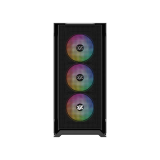 Datoru korpuss XYZ AirOne 300 RGB Black (X-CS-AIRONE3XM-B)