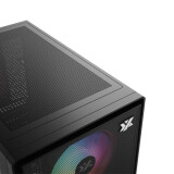 Datoru korpuss XYZ Atom RGB Black (X-CS-ATOM-B)