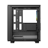 Datoru korpuss XYZ Atom RGB Black (X-CS-ATOM-B)