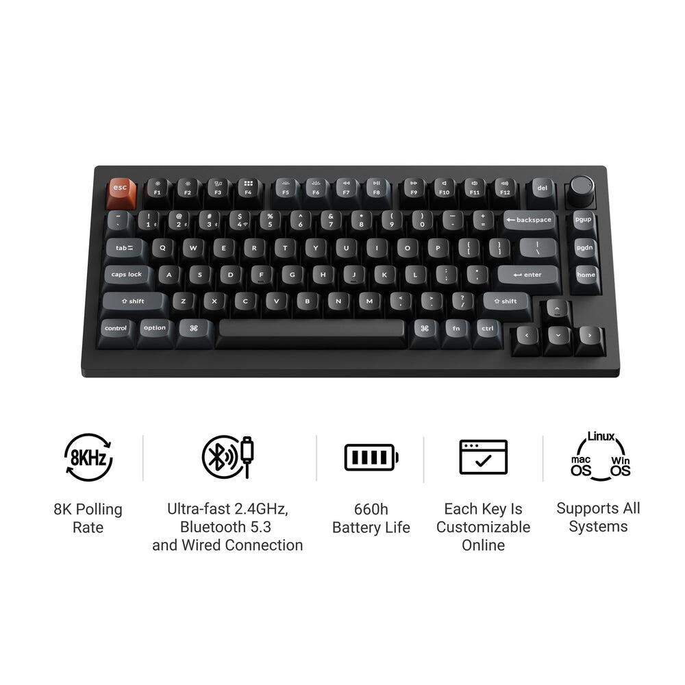 KEYCHRON WRL V1 ULTRA/BLACK (V1U-D3) - foto 2