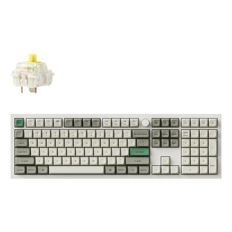 KEYCHRON WRL Q6 MAX RGB/SHELL WHITE (Q6M-P4)