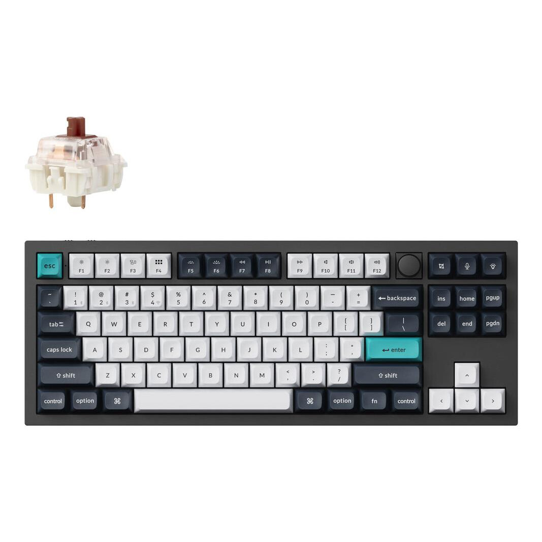 Tastatūra KEYCHRON WRL Q3 MAX RGB/CARBON BLACK (Q3M-M3)