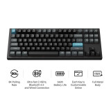 Tastatūra KEYCHRON WRL Q3 ULTRA/BLACK (Q3U-M3)