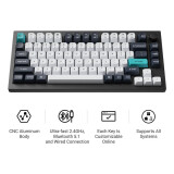 Tastatūra KEYCHRON WRL Q1 MAX RGB/CARBON BLACK (Q1M-M4)
