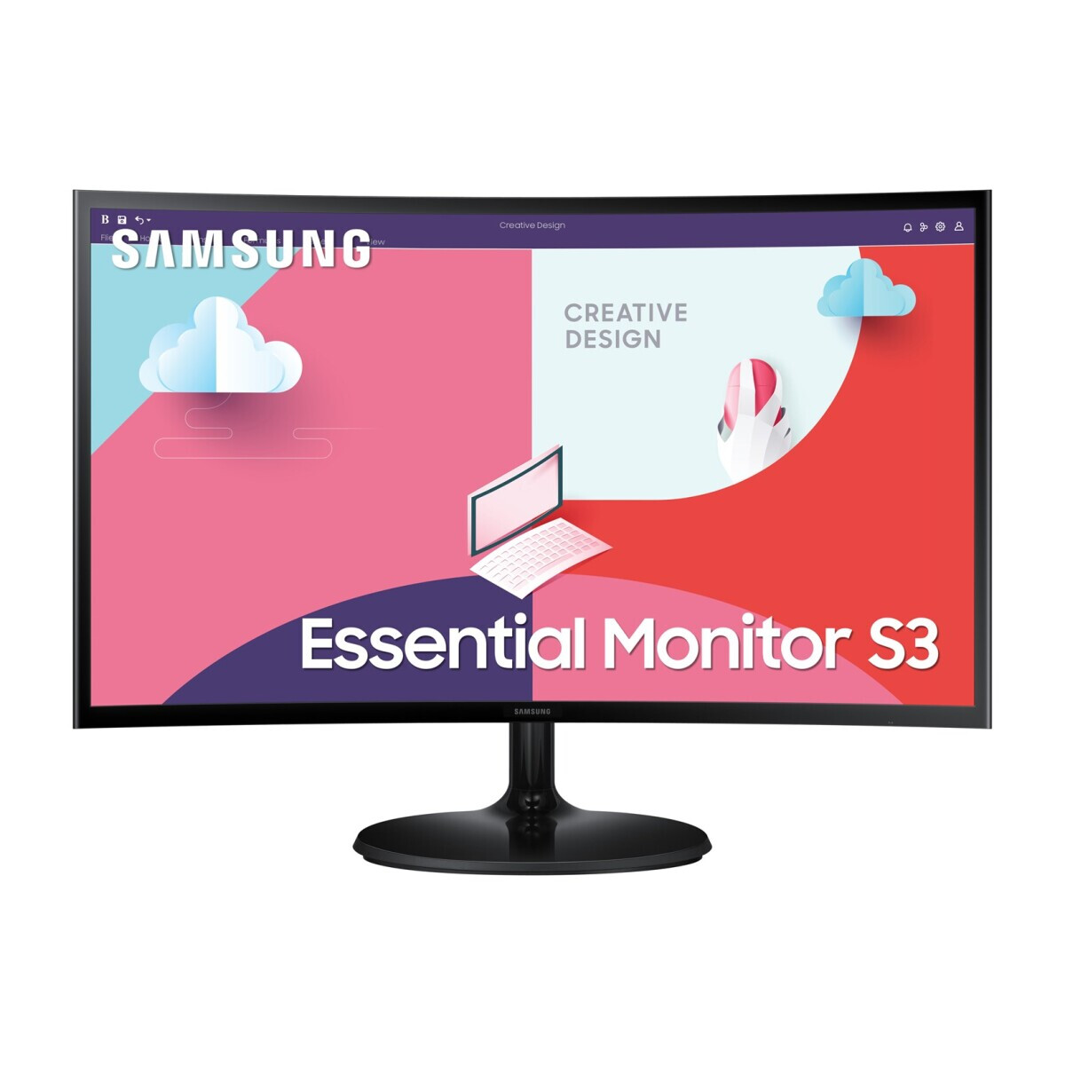 Monitors Samsung S36C 27" Black S27C364EAU - LS27C364EAUXEN