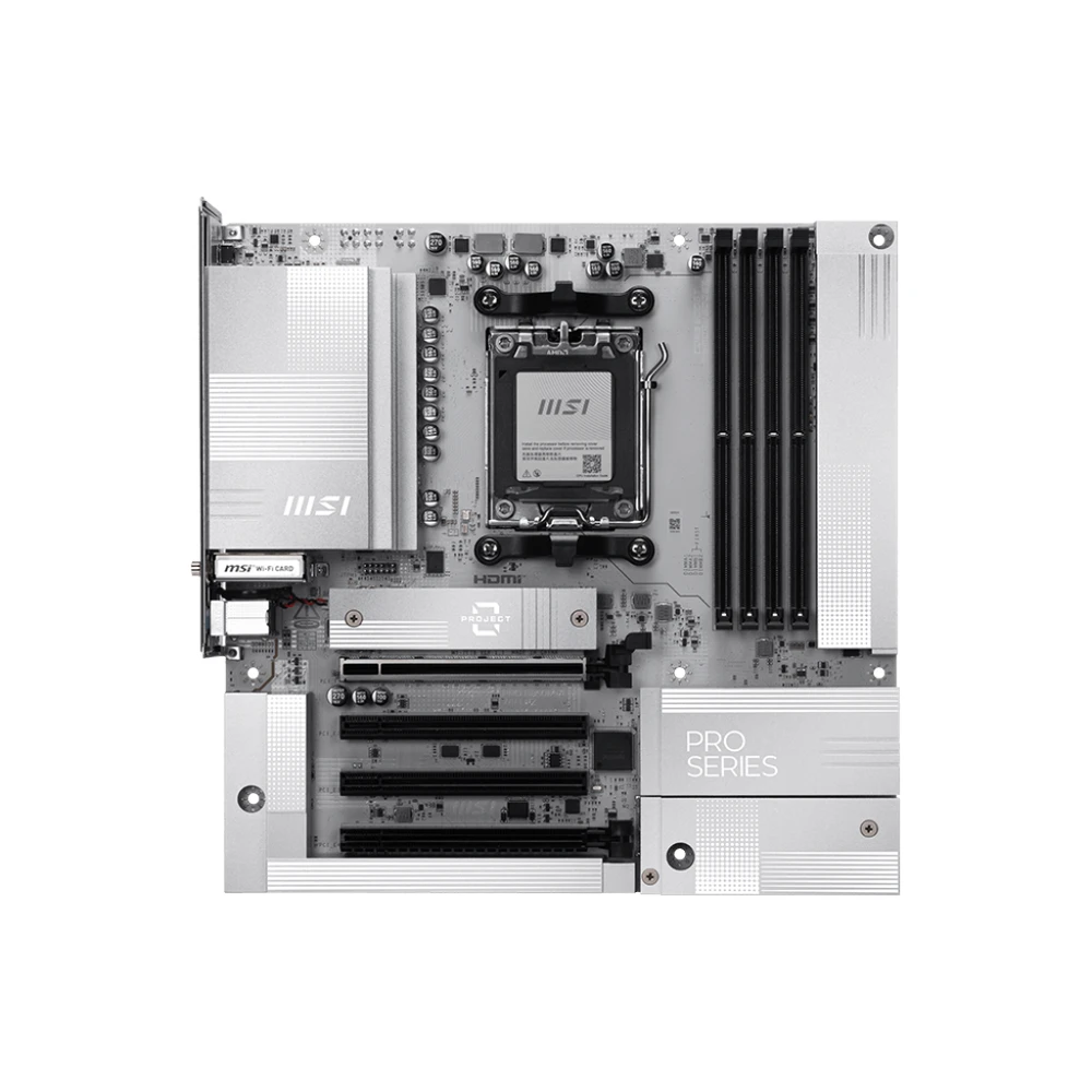 Pamatplate MSI PRO B850M-A WIFI PZ White