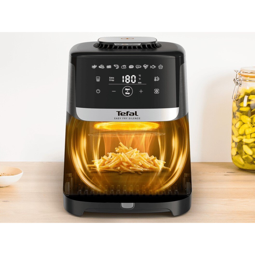 Aerogrils Tefal Easy Fry Silence 5 L Black, Grey (EY551HE0) - EY551HE0  - foto 3