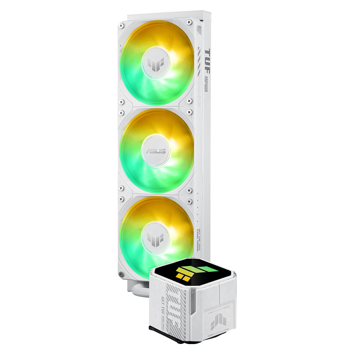 Ūdens dzesētājs ASUS TUF Gaming LC III 360 ARGB White (90RC01A2-B0EAY0) - foto 2