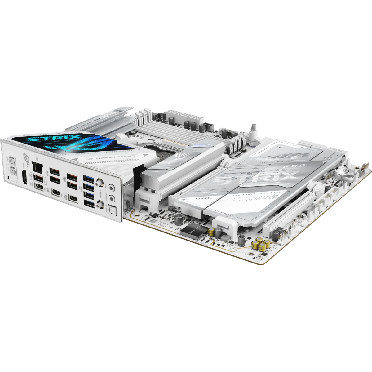 Pamatplate ASUS ROG Strix X870E-A Gaming WIFI7 Neo White (90MB1P30-M0EAY0) - foto 3
