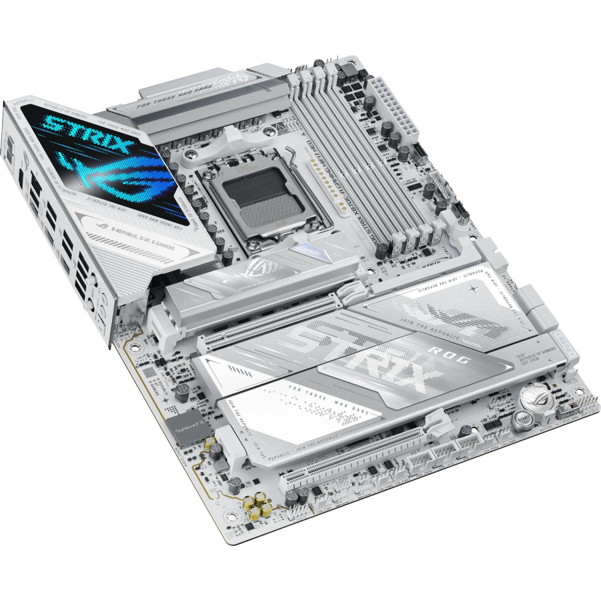 Pamatplate ASUS ROG Strix X870E-A Gaming WIFI7 Neo White (90MB1P30-M0EAY0) - foto 4