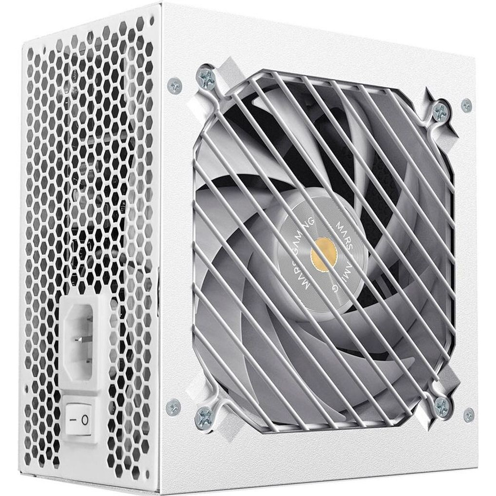 Barošanas bloks Mars Gaming MPB-SIM 750W White (MPB750SIMW) - foto 2
