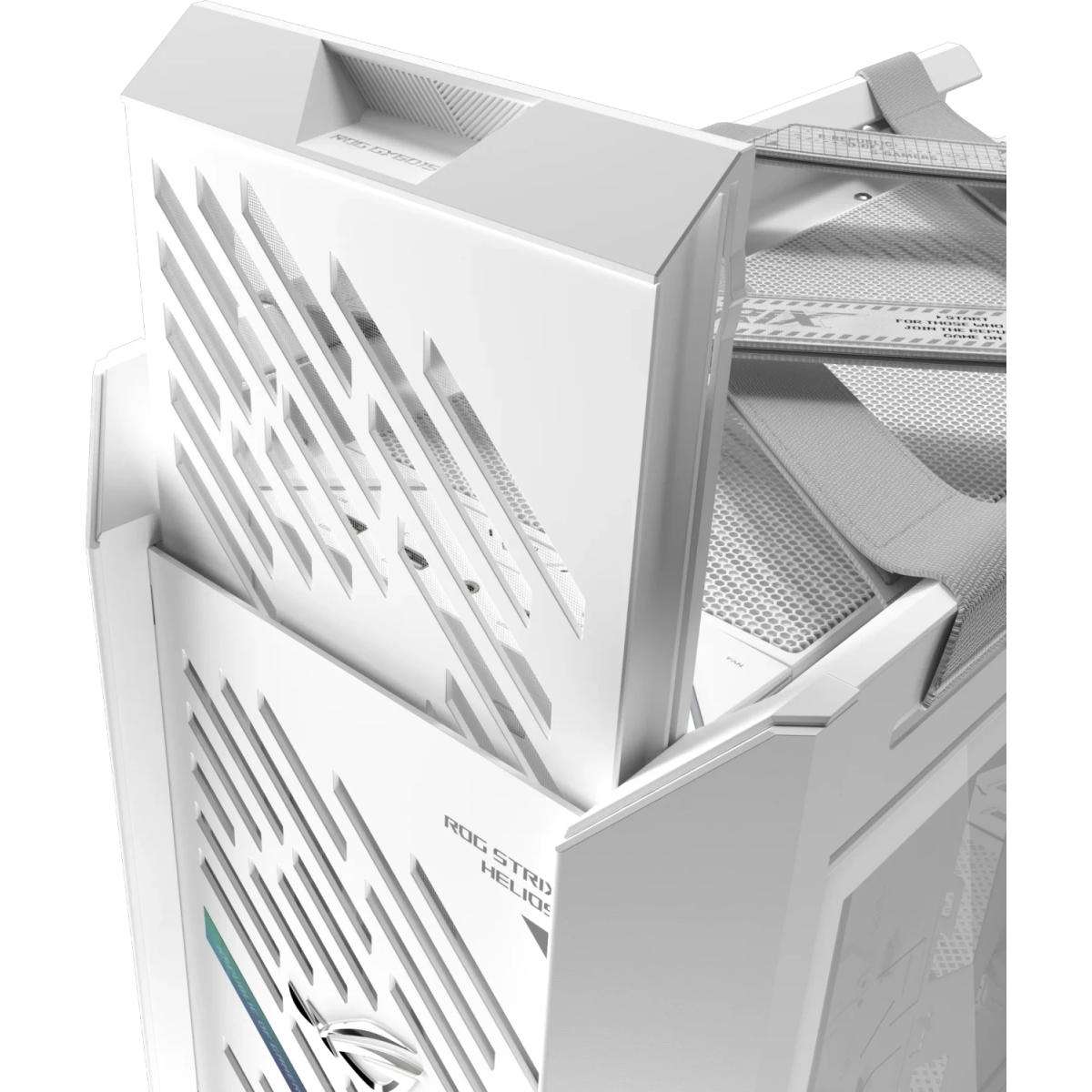 Datoru korpuss ASUS ROG Strix Helios II GX601S Midi Tower White (90DC00W3-B39000) - foto 2