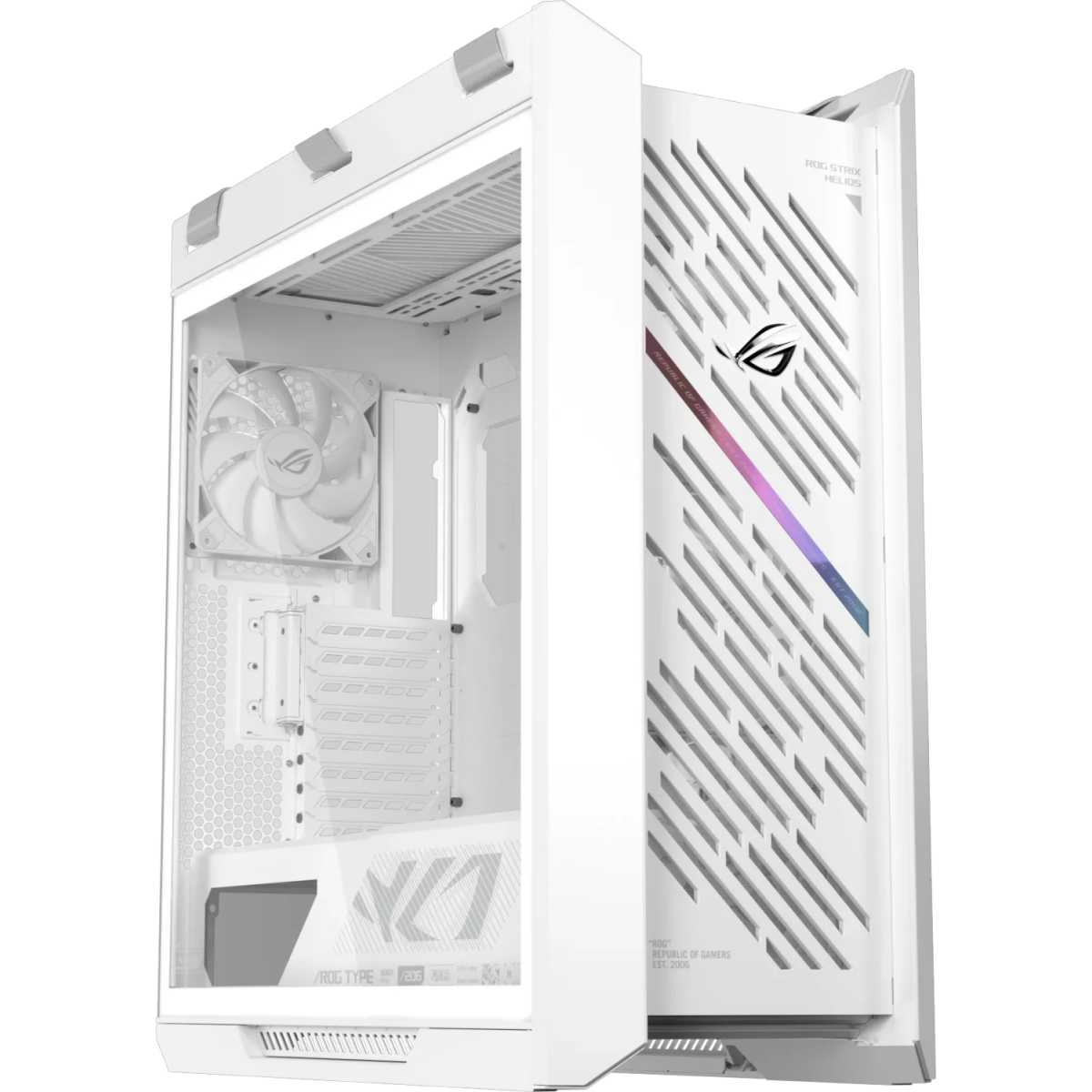 Datoru korpuss ASUS ROG Strix Helios II GX601S Midi Tower White (90DC00W3-B39000) - foto 4