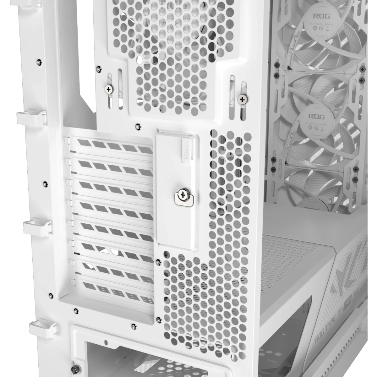 Datoru korpuss ASUS ROG Strix Helios II GX601S Midi Tower White (90DC00W3-B39000) - foto 8