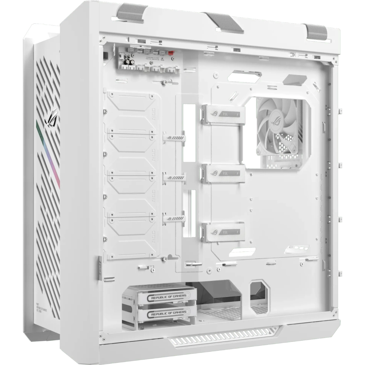 Datoru korpuss ASUS ROG Strix Helios II GX601S Midi Tower White (90DC00W3-B39000) - foto 11
